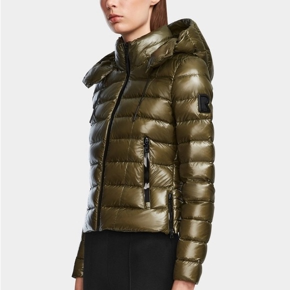 RUDSAK Jackets & Blazers - RUDSAK Melissa Metallic Green Puffer Down Jacket Winter Coat Olive Large
